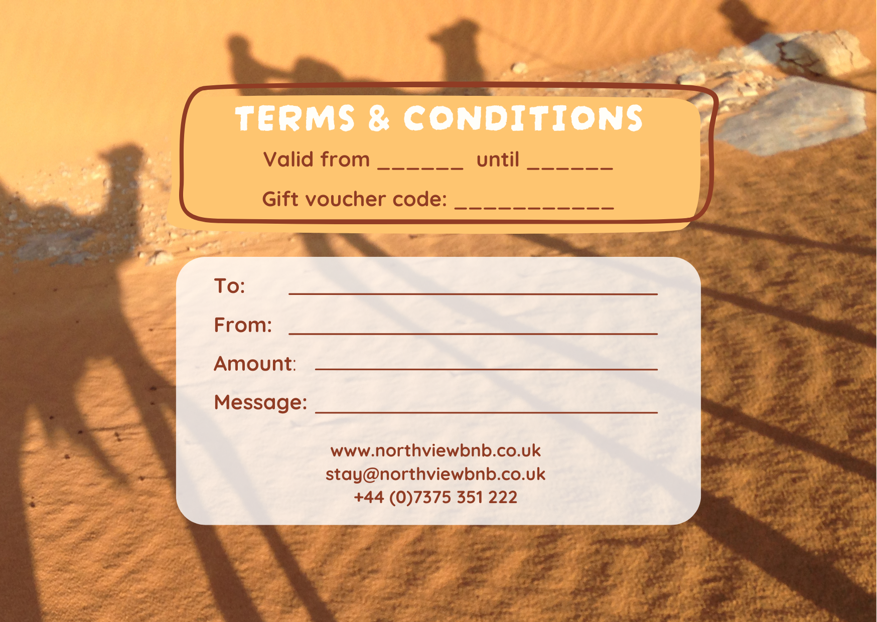 North View Adventure Gift Voucher - Image 2