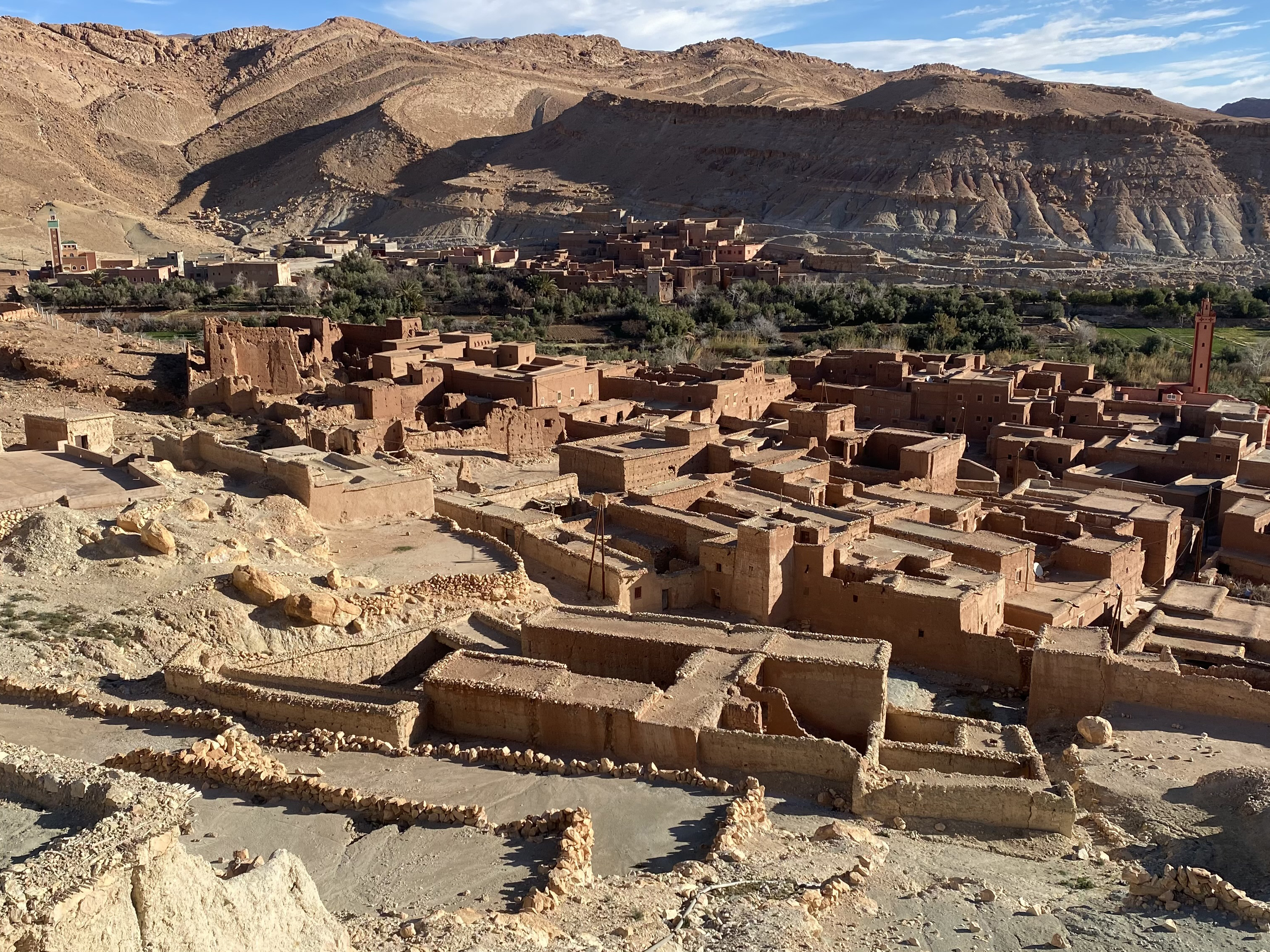 Ancient Moroccan village in the desert
